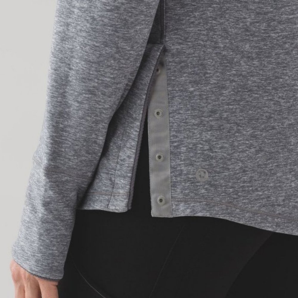 Lululemon Rulu Hill & Valley Turtleneck Heathered Slate View 5
